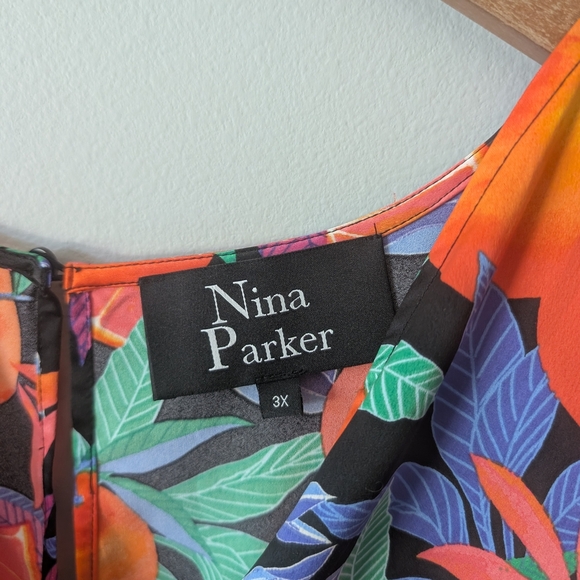 Parker Multicolor Floral Dress - Picture 3 of 10